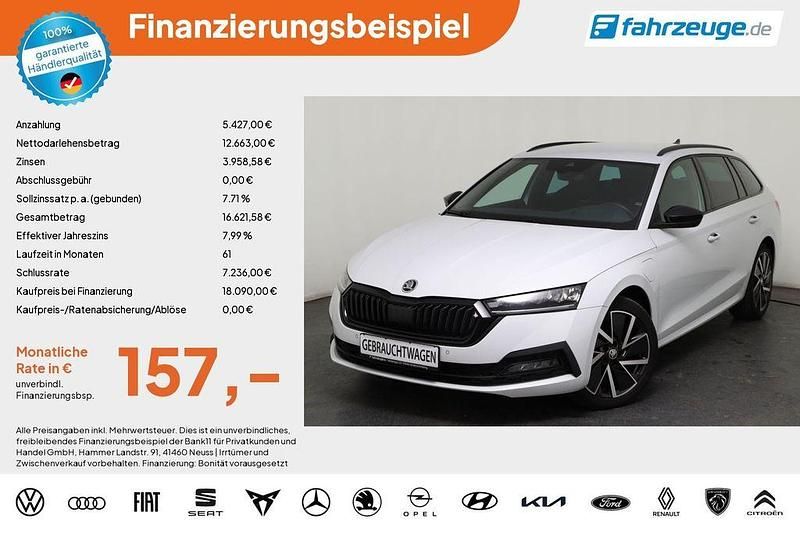 Gebraucht Skoda Octavia Sport 204 PS (150 kW) 2021 Weiß Kombi