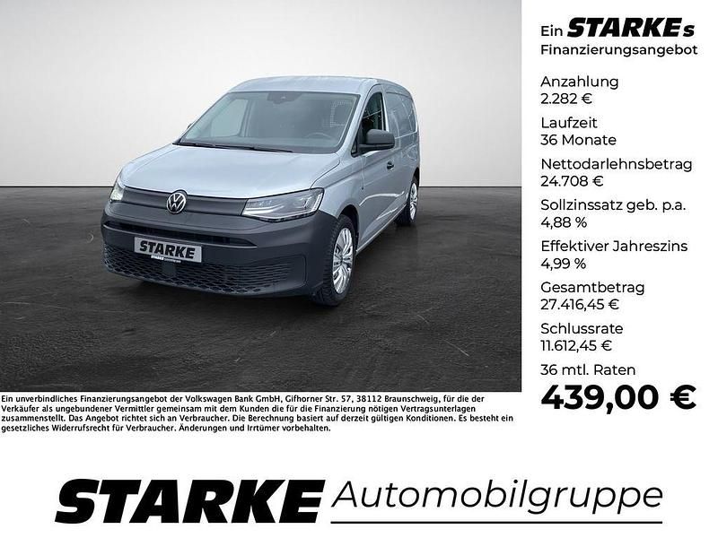 Silber (reflexsilber metallic) Gebraucht 2021 VW Caddy Maxi Basis Van / Kleinbus | 26.990 € (Guter Preis) - Bild 1/4