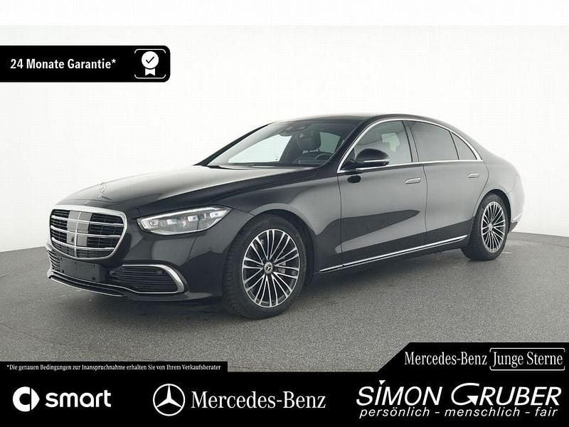 Lack obsidianschwarz (metallic) Gebraucht 2024 Mercedes S350 Limousine | 83.900 € (Superpreis) - Bild 1/4