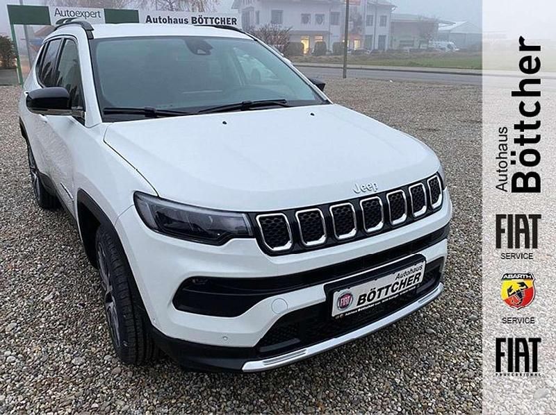 Alpine white (vr296) Gebraucht 2021 Jeep Compass Limited SUV | 24.990 € (Teuer) - Bild 1/4