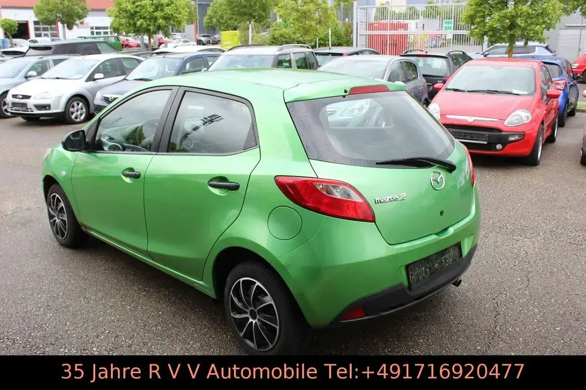 Brugt Mazda 2 Impuls 75 HK (55 kW) 2009 Grøn Hatchback