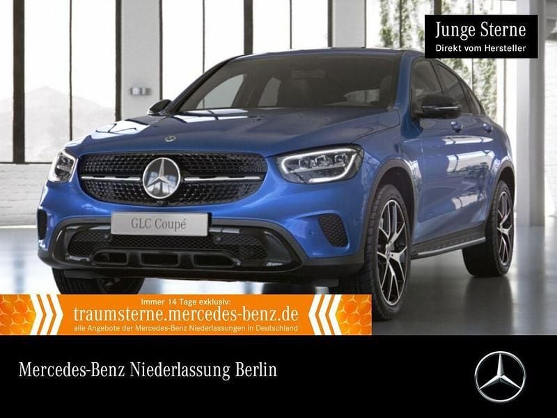 Blau Gebraucht 2022 Mercedes GLC300e Night Coupé | 44.890 € (Fairer Preis) - Bild 1/2