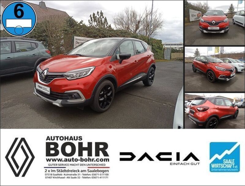 Rot Gebraucht 2018 Renault Captur Intens SUV | 11.990 € (Fairer Preis) - Bild 1/4