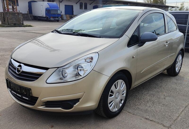 Gelb Gebraucht 2007 Opel Corsa Edition Kleinwagen | 2.190 € (Fairer Preis) - Bild 1/4
