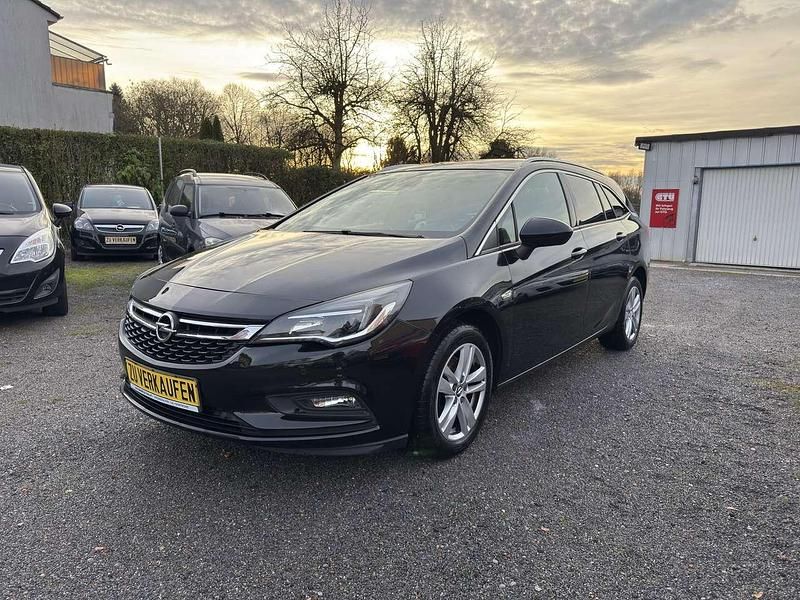 Gebraucht Opel Astra Dynamic 125 PS (91 kW) 2017 Schwarz Kombi
