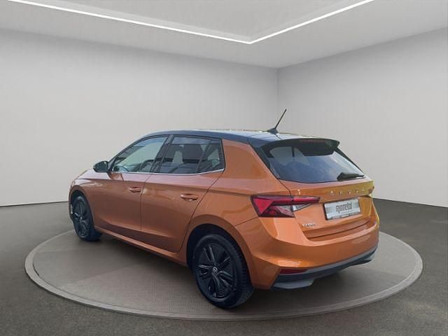 Gebraucht Skoda Fabia Style 110 PS (80 kW) 2022 Phoenixorange metallic Kleinwagen
