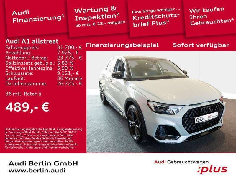 Tausilber metallic Gebraucht 2024 Audi A1 Basis Kleinwagen | 31.700 € (Teuer) - Bild 1/3