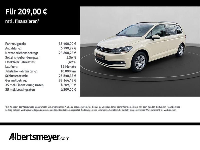 Beige Neu 2025 VW Touran Trendline Van / Kleinbus | 35.400 € - Bild 1/4