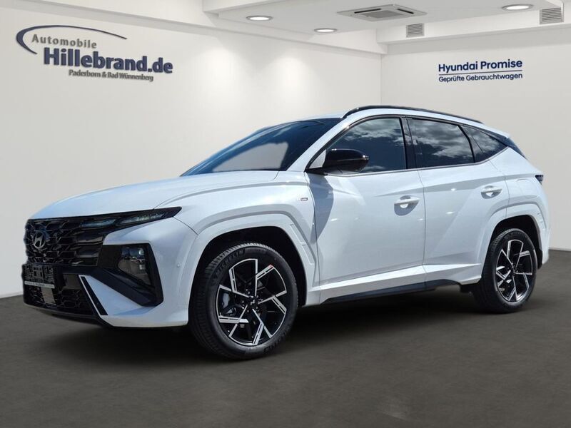 Weiss Gebraucht 2025 Hyundai Tucson N Line SUV | 41.490 € (Fairer Preis) - Bild 1/4