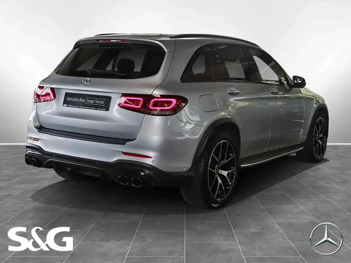 Gebraucht Mercedes GLC43 AMG AMG 390 PS (286 kW) 2021 Metalliclack hightechsilber SUV