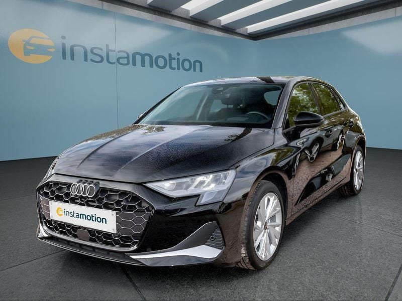 Schwarz Gebraucht 2024 Audi A3 Sportback Kleinwagen | 33.749 € (Fairer Preis) - Bild 1/4