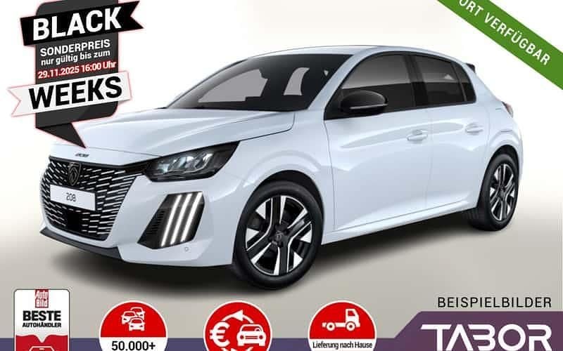 Weiss Neu 2025 Peugeot 208 Allure Kleinwagen | 21.988 € (Guter Preis) - Bild 1/4