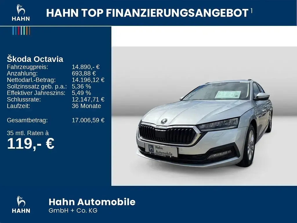 Gebraucht Skoda Octavia Ambition 116 PS (85 kW) 2023 Silber Kombi