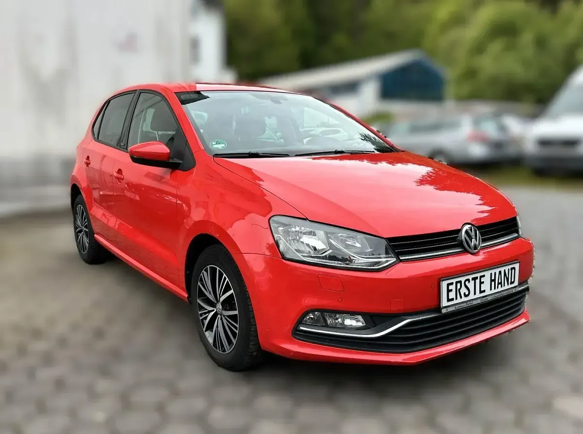 Gebraucht VW Polo Allstar 90 PS (66 kW) 2016 Rot Kleinwagen