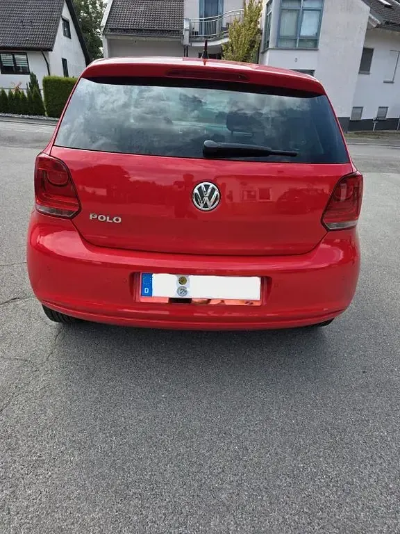 Gebraucht VW Polo Comfortline 69 PS (50 kW) 2010 Rot Kleinwagen