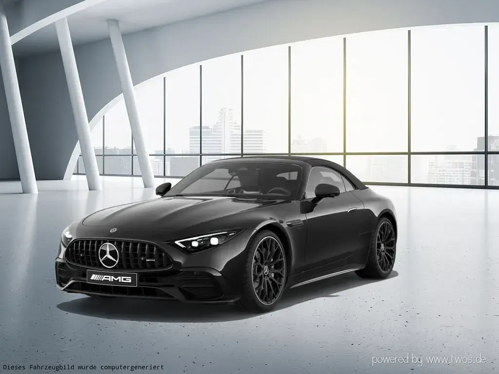 Gebraucht Mercedes SL43 AMG AMG 381 PS (280 kW) 2023 Obsidianschwarz metallic Cabrio