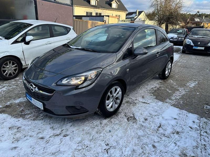 Gebraucht Opel Corsa drive 69 PS (50 kW) 2016 Karbon silber/shiny grey (m2) Kleinwagen