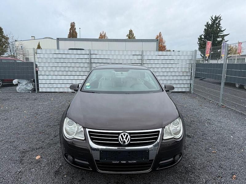 Rot Gebraucht 2008 VW Eos Cabrio | 2.500 € (Superpreis) - Bild 1/4