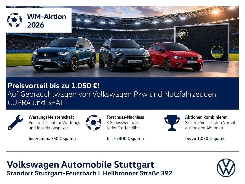 Gebraucht VW T-Roc Move 110 PS (80 kW) 2023 Pure white SUV