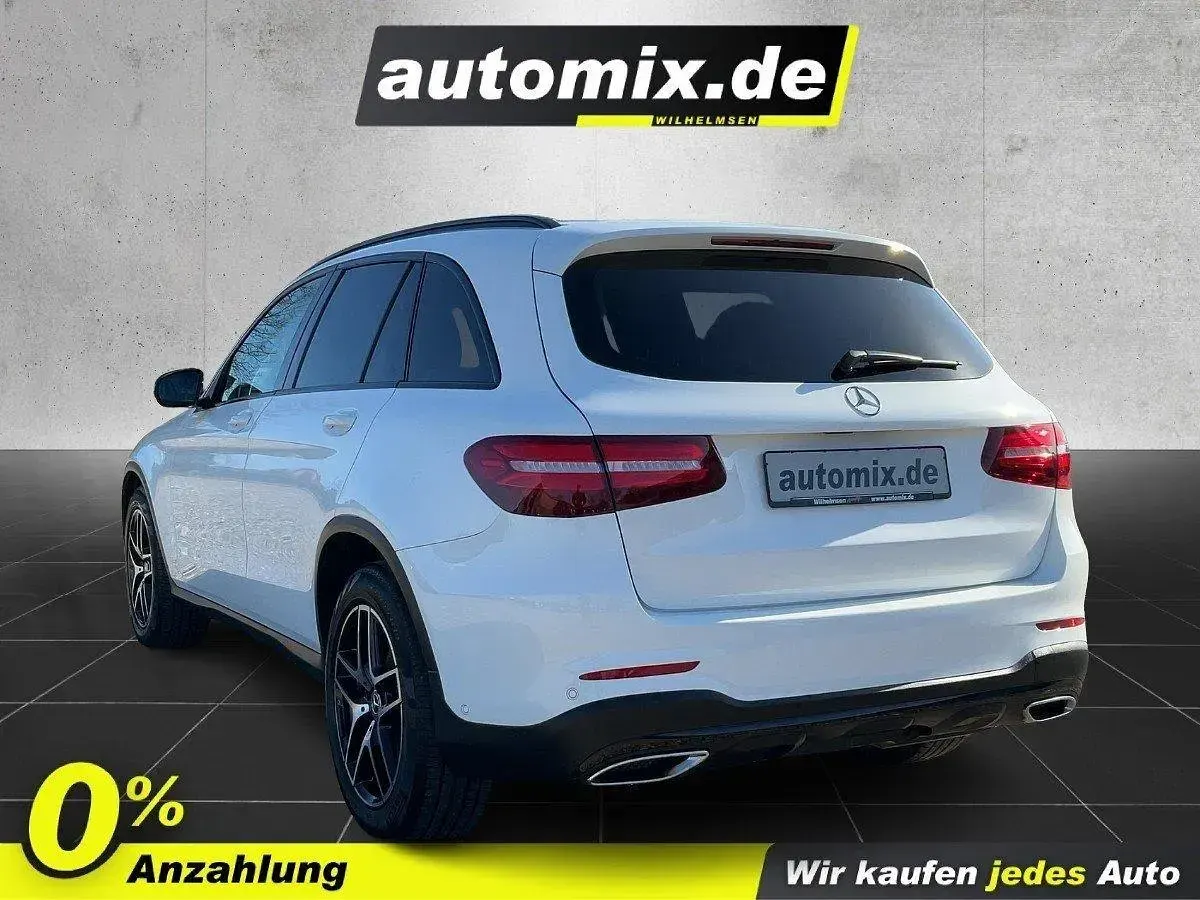 Gebraucht Mercedes GLC220 AMG line 170 PS (125 kW) 2018 Polarweiss  unilack SUV
