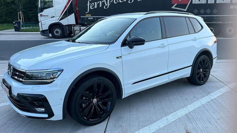 Gebraucht VW Tiguan Allspace R-line 200 PS (147 kW) 2021 Weiß SUV