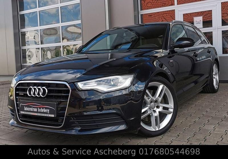 Schwarz Gebraucht 2013 Audi A6 S-Line Kombi | 14.290 € (Fairer Preis) - Bild 1/4