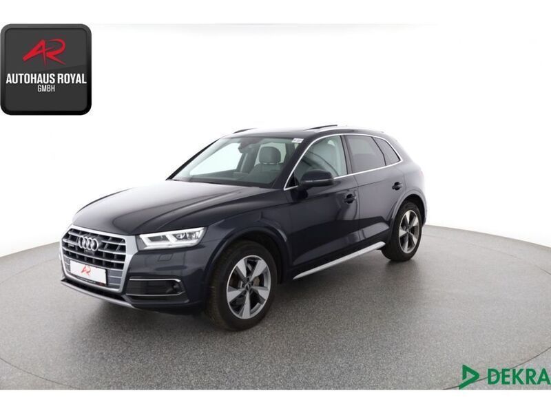 Blau (metallic) Gebraucht 2020 Audi Q5 S-Line SUV | 37.880 € (Fairer Preis) - Bild 1/4