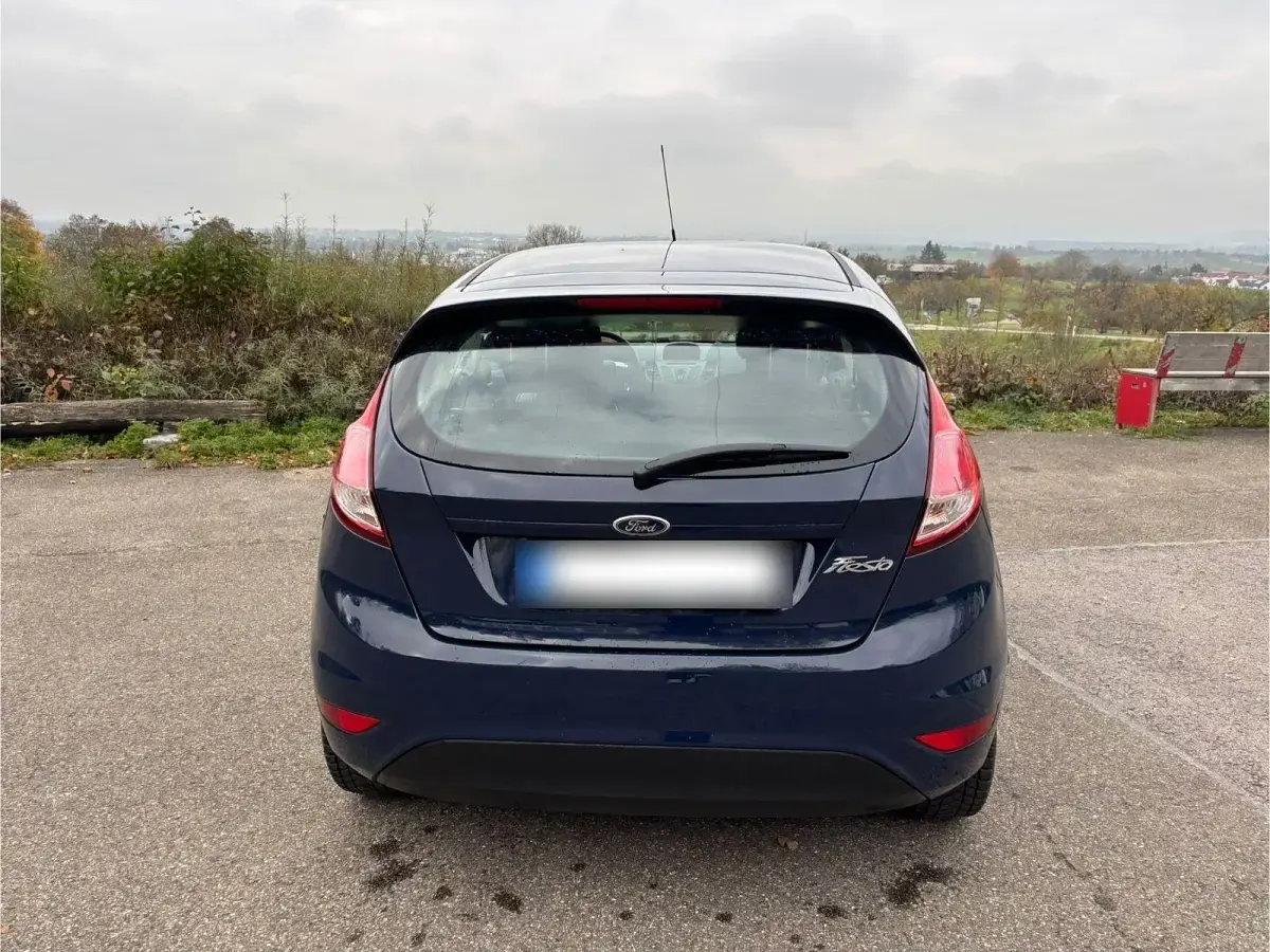 Gebraucht Ford Fiesta Trend 80 PS (58 kW) 2014 Blau Kleinwagen
