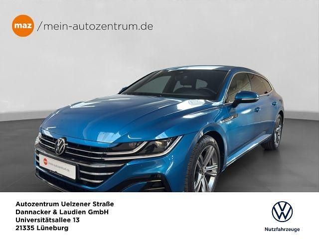 Blau Gebraucht 2022 VW Arteon R-line Kombi | 27.960 € (Teuer) - Bild 1/4