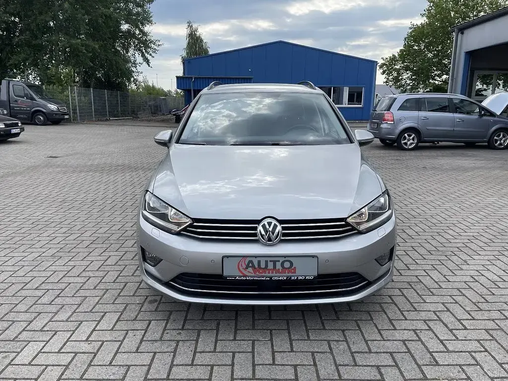 Gebraucht VW Golf Sportsvan Allstar 86 PS (63 kW) 2016 Silber Van / Kleinbus