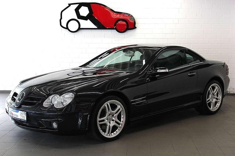 Designobrillantschwarz Gebraucht 2005 Mercedes SL500 Edition Cabrio | 41.990 € - Bild 1/4