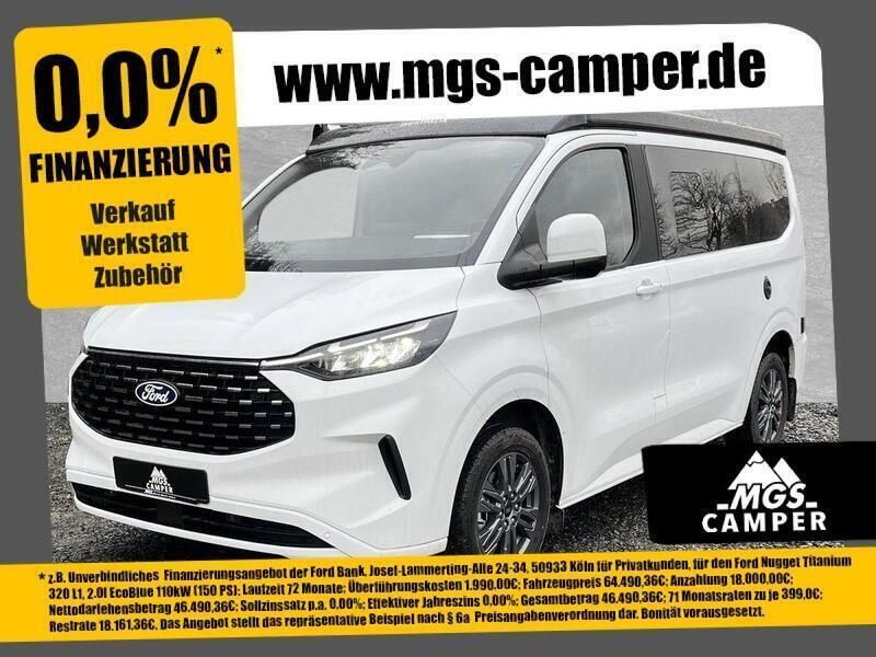 Frozen white Neu 2024 Ford Tourneo Custom Nugget Limousine | 63.690 € (Fairer Preis) - Bild 1/4