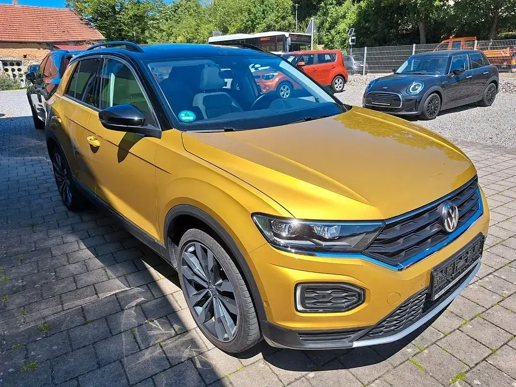 Gebraucht VW T-Roc Style 116 PS (85 kW) 2019 Gelb SUV
