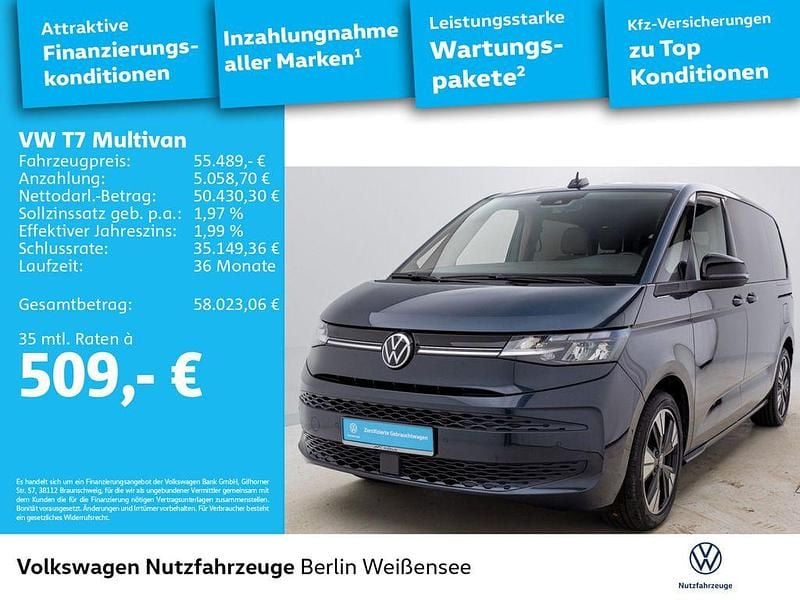 Gebraucht VW Multivan Life 177 PS (130 kW) 2025 Starlight blue metallic Van