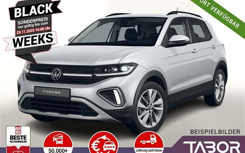 Silber Neu 2025 VW T-Cross Life SUV | 25.978 € (Guter Preis) - Bild 1/4