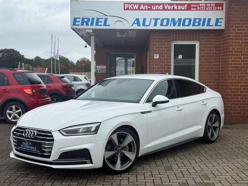 Weiß Gebraucht 2019 Audi A5 Sportback S-Line Kleinwagen | 26.990 € (Guter Preis) - Bild 1/4