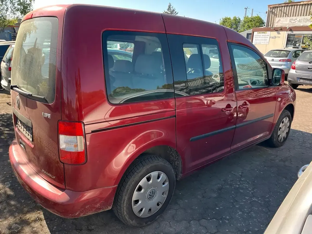 Gebraucht VW Caddy 90 PS (66 kW) 2008 Rot Van / Kleinbus
