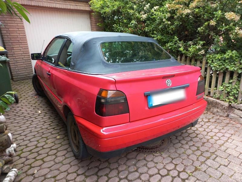 Rot Gebraucht 1996 VW Golf Cabriolet Cabrio | 500 € (Superpreis) - Bild 1/4