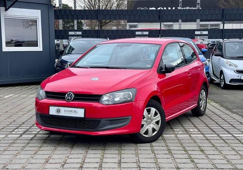 Gebraucht VW Polo Trendline 75 PS (55 kW) 2010 Rot Kleinwagen
