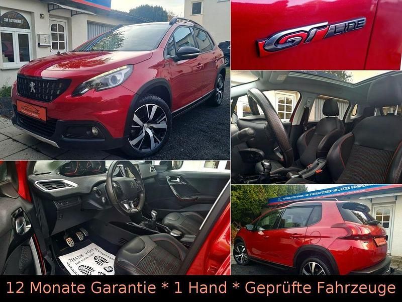 Rot Gebraucht 2016 Peugeot 2008 GT-line SUV | 9.999 € (Teuer) - Bild 1/4