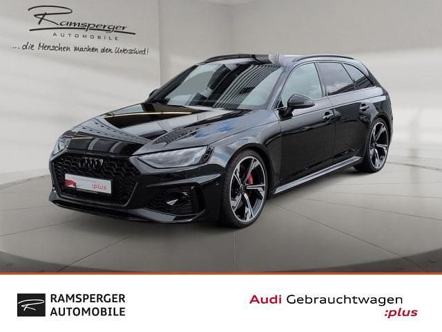 Schwarz (mythosschwarz metallic) Gebraucht 2023 Audi RS4 Ambiente Kombi | 69.880 € (Fairer Preis) - Bild 1/3