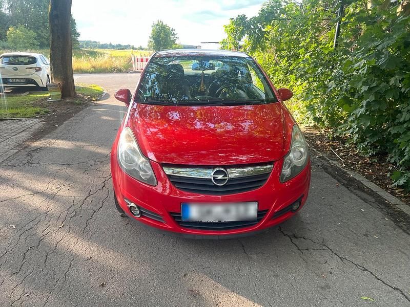 Gebraucht Opel Corsa 80 PS (58 kW) 2007 Rot Kleinwagen