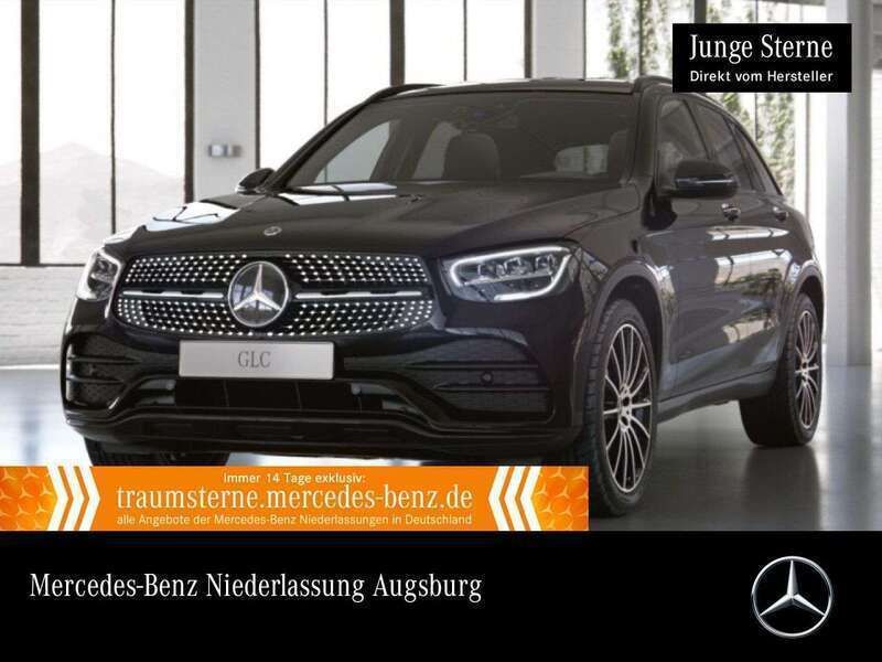 Schwarz Gebraucht 2021 Mercedes GLC300e AMG SUV | 36.890 € (Etwas zu teuer) - Bild 1/3