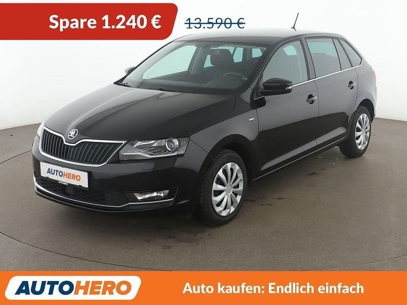 Gebraucht Skoda Rapid Clever 110 PS (80 kW) 2018 Cerna magic black magic Limousine