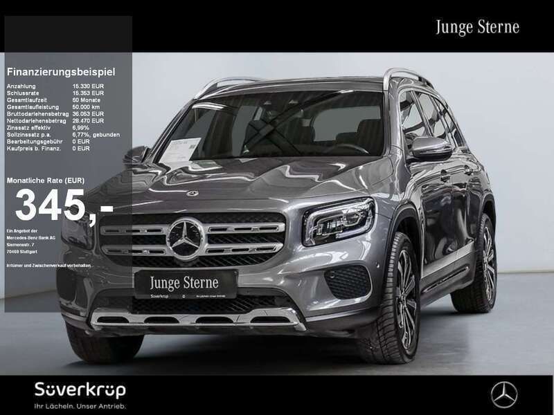 Graulack mountaingrau (metallic) Gebraucht 2023 Mercedes GLB250 Progressive SUV | 41.144 € (Superpreis) - Bild 1/4