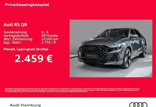 Neu Audi Q8 Performance 640 PS (470 kW) 2026 Grau SUV