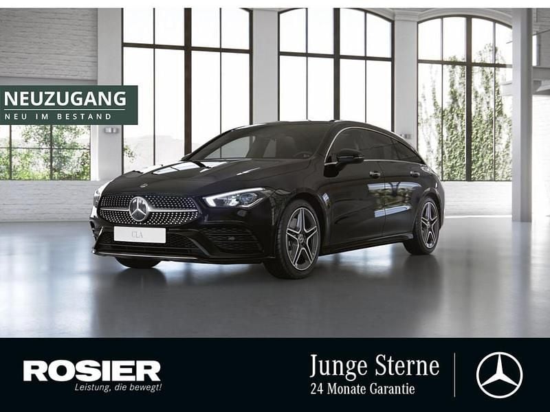 Schwarz / nachtschwarz Gebraucht 2022 Mercedes CLA250 Shooting Brake AMG Kombi | 28.475 € (Guter Preis) - Bild 1/4