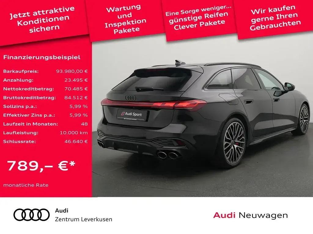 Neu Audi S5 Sport 367 PS (269 kW) 2026 Schwarz Kombi