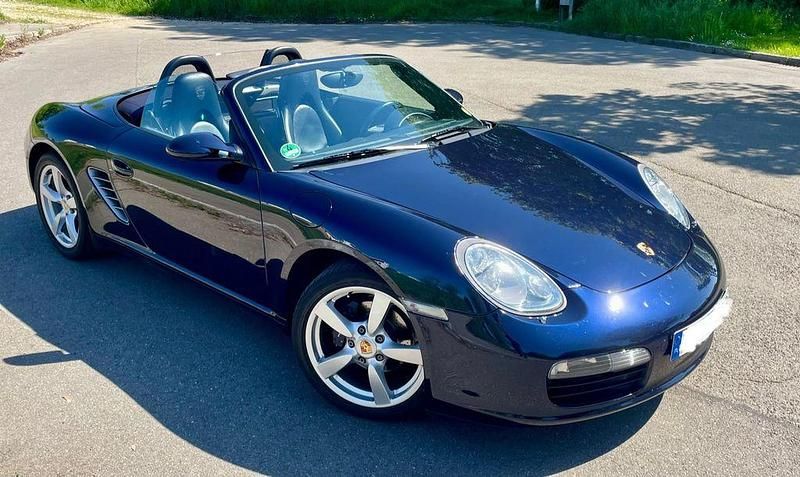 Blau Gebraucht 2008 Porsche Boxster Cabrio | 22.987 € (Fairer Preis) - Bild 1/4