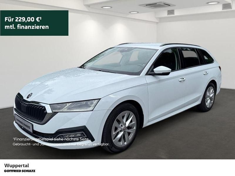 Moonweiss metallic Gebraucht 2021 Skoda Octavia Style Kombi | 19.950 € (Guter Preis) - Bild 1/4